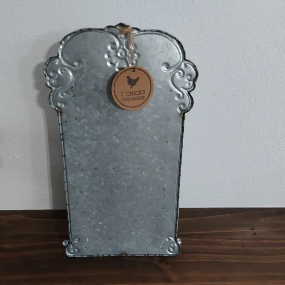 White Vintage Style French Country Mail Slot Wall Planter Decorative Post Box